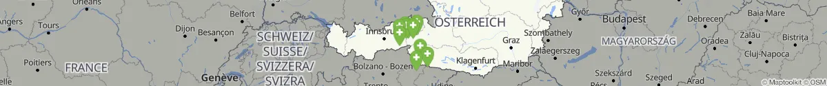 Kartenansicht für Apotheken-Notdienste in der Nähe von Matrei in Osttirol (Lienz, Tirol)